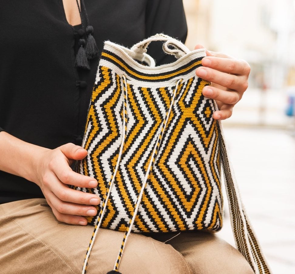 Corazon Wayuu Crochet Bag sunvanasky